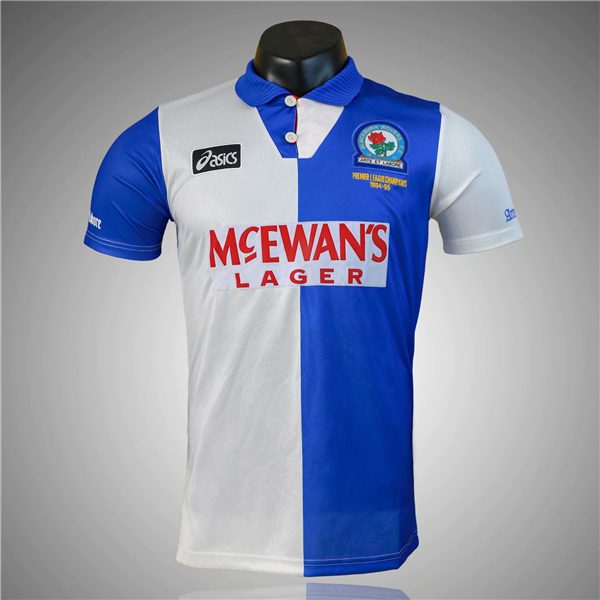 Blackburn Rovers Home Retro Jersey 1994-1995 Season