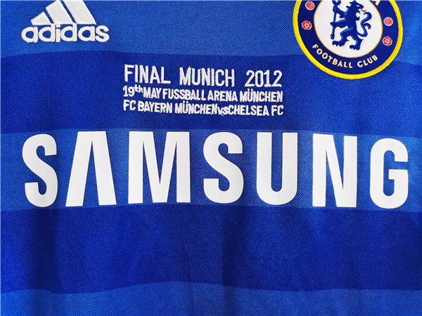 Chelsea Retro Jersey 2012 Champion League Final Version - Image 5
