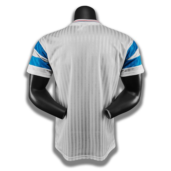 Olympique de Marseille Home Retro Jersey 1990 Season - Image 7