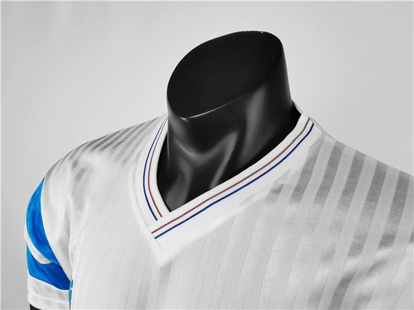Olympique de Marseille Home Retro Jersey 1990 Season - Image 6