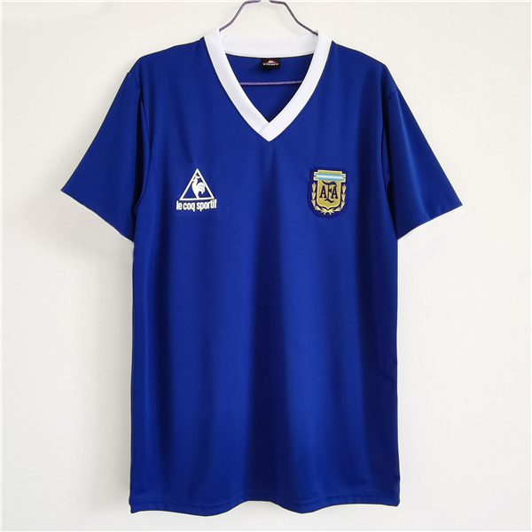 Argentina Away Retro Jersey Maradona 1986 Season