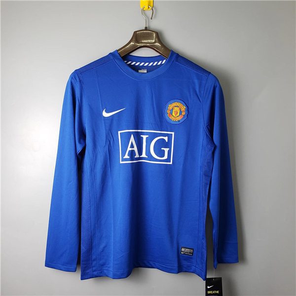 Manchester United Away retro Long Sleeve jersey 2008-2009 Season