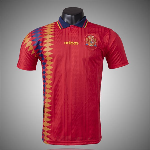 Spain Home Retro Jersey 1994 Season