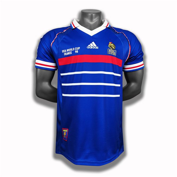 France Home Retro Jersey 1998 Season