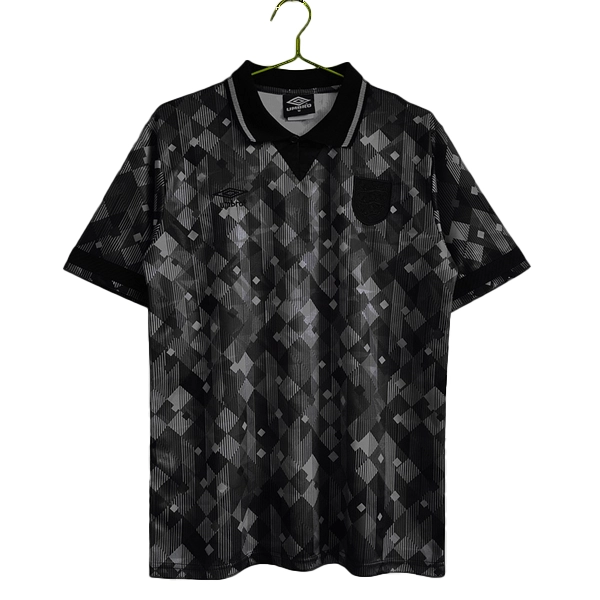 England Black Retro Jersey 1990 Season (With Umbro)