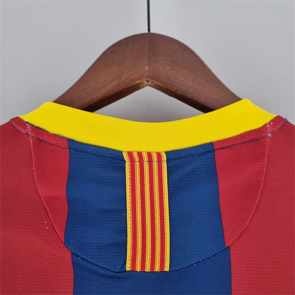 Barcelona Home Long Sleeve Retro Jersey 2010 2011 - Image 5