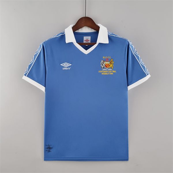 Manchester City Home Retro Jersey 1981-1982 Season