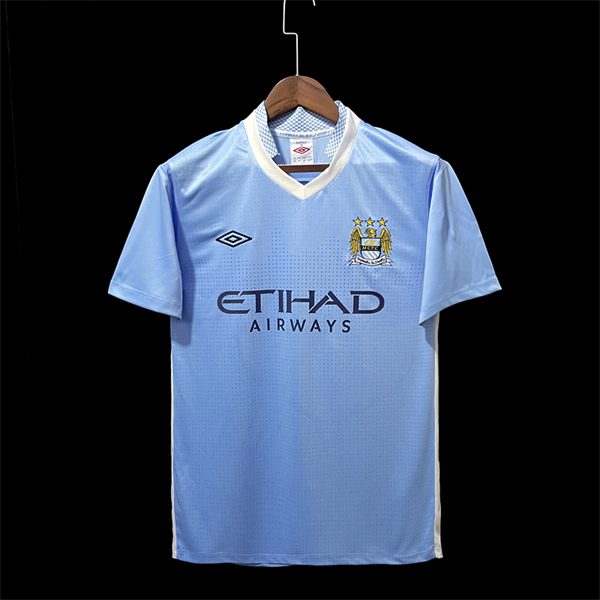 Manchester City Home Retro Jersey 2011-2012 Season(Aguero)