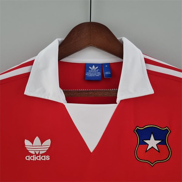 Chile Home Retro Long Sleeve Jersey 1982 - Image 8