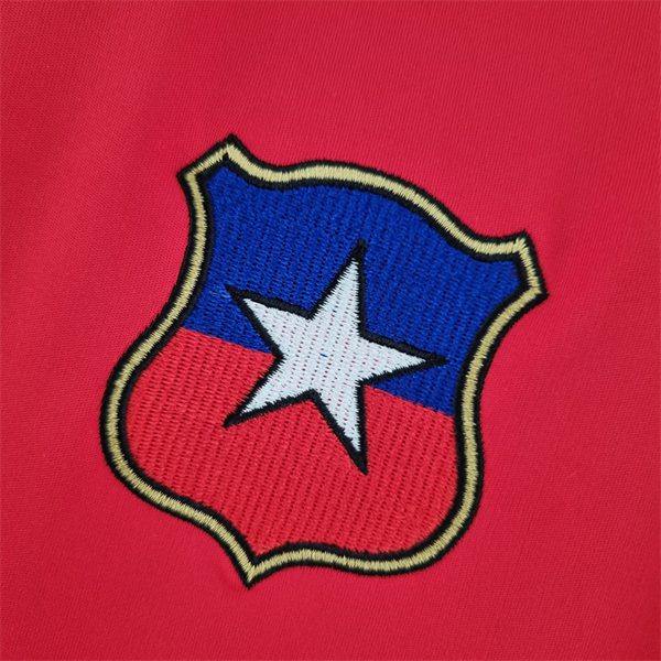 Chile Home Retro Long Sleeve Jersey 1982 - Image 7