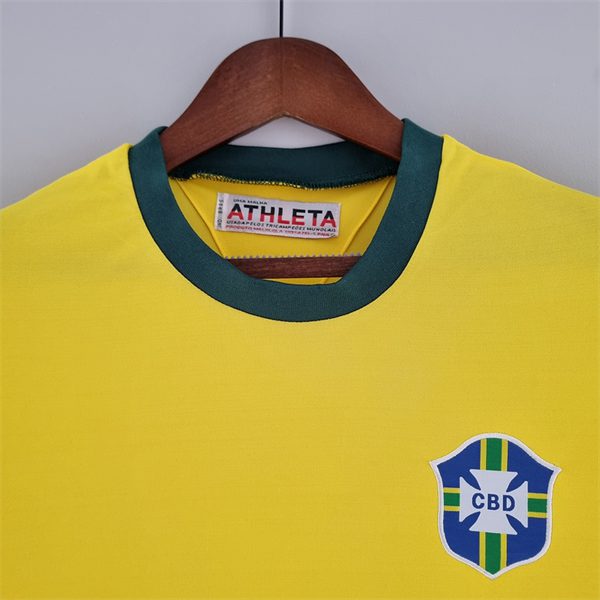Brazil Home Retro Jersey 1970 - Image 3