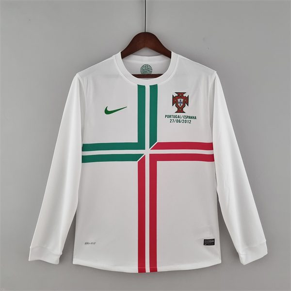 Portugal Away Long Sleeve Retro Jersey 2012