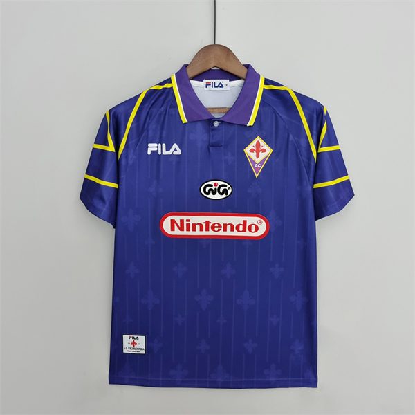 Fiorentina Home Retro Jersey 1997 1998 Season
