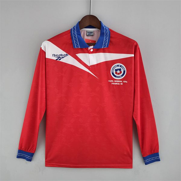 Chile Home Long Sleeve Retro Jersey 1998 Season
