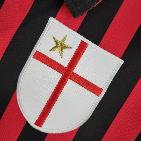 AC Milan long sleeve retro jersey 1999 2000 Season - Image 9