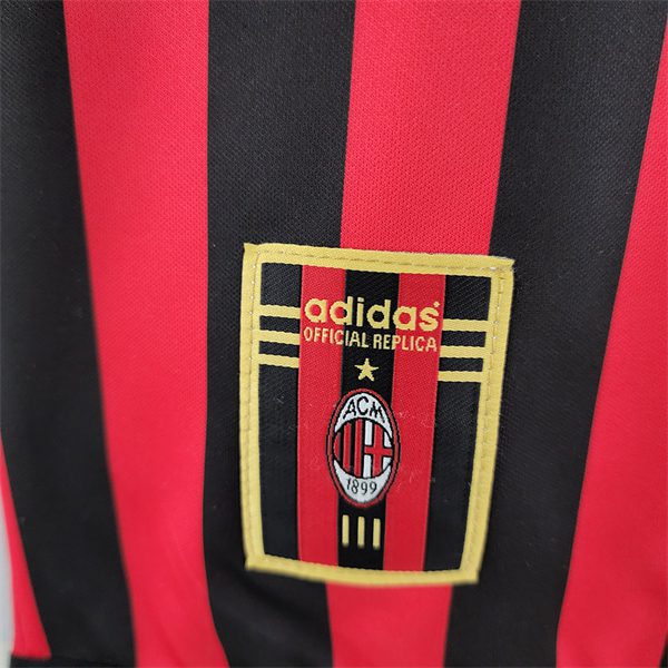 AC Milan long sleeve retro jersey 1999 2000 Season - Image 4