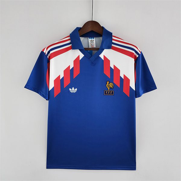 France Home retro jersey 1988 1990 Season