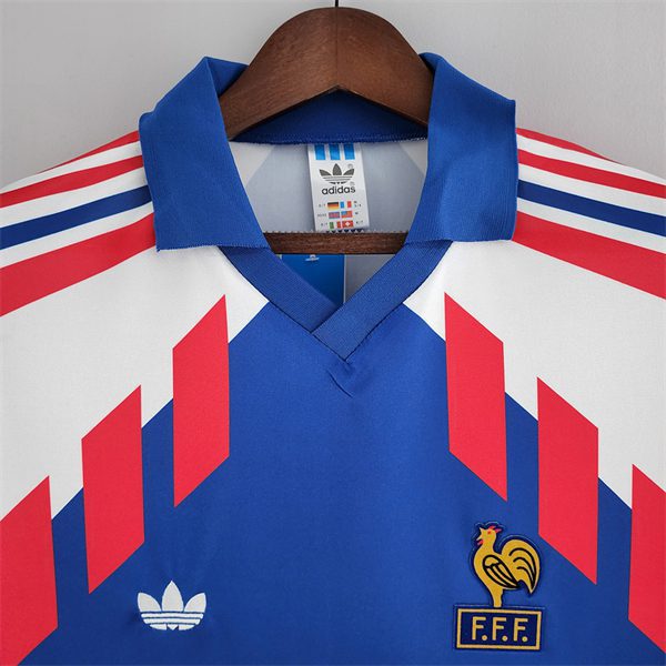 France Home retro jersey 1988 1990 Season - Image 7