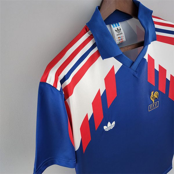 France Home retro jersey 1988 1990 Season - Image 4