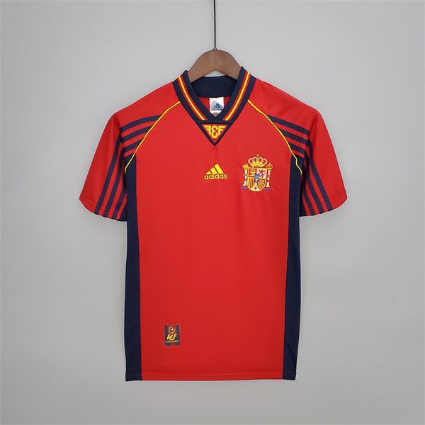 Spain Home Retro Jersey 1998 World Cup
