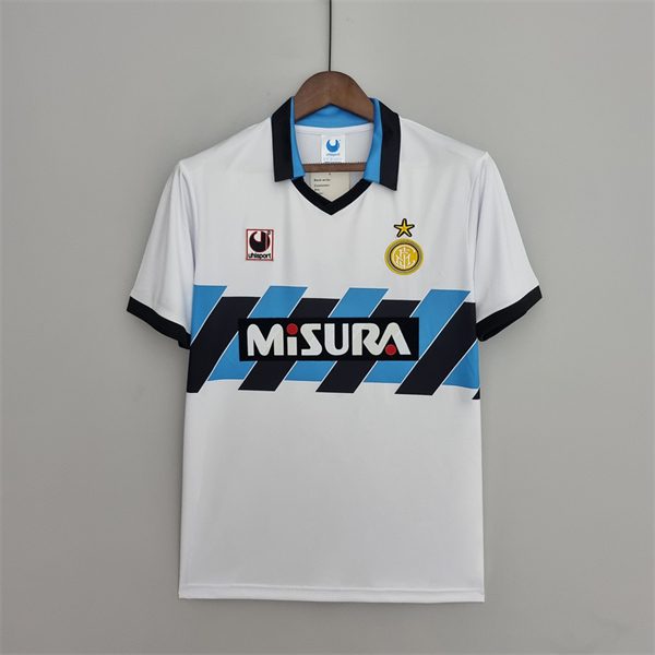 Inter Milan Away Retro Jersey 1990 1991