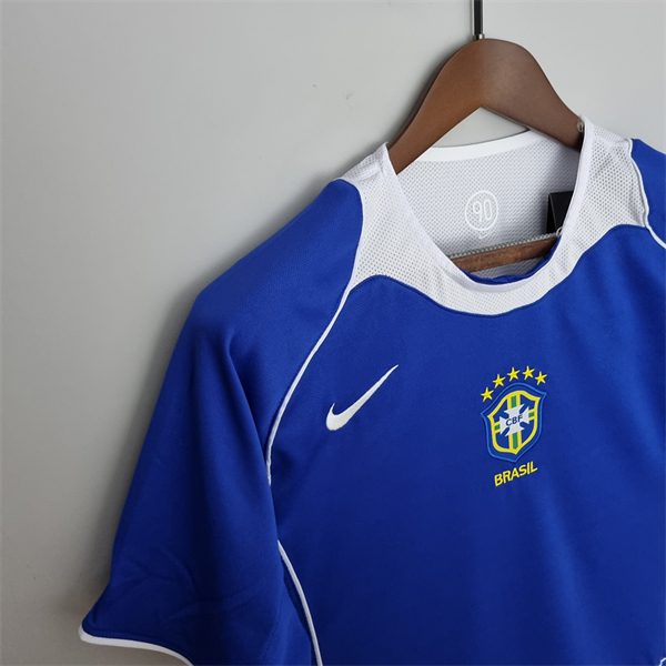 Brazil Away Retro Jersey 2004 2006 - Image 4