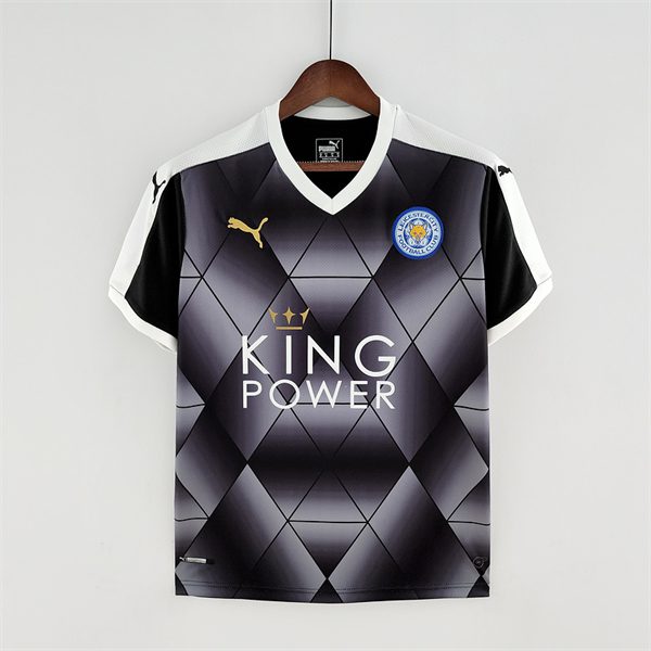 Leicester City Away Retro Jersey 2015 2016 Season