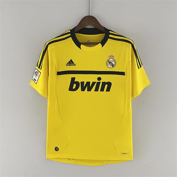 Real Madrid Yellow Goalkeeper Retro Jersey 2011 2012 Season