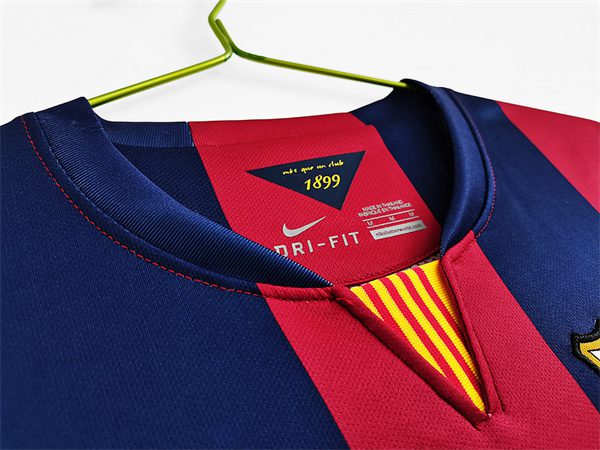 Barcelona Home Retro Shirt 2014 2015 - Image 4