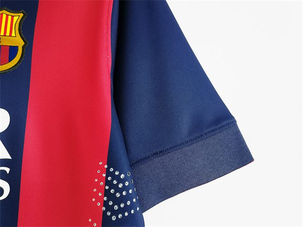 Barcelona Home Retro Shirt 2014 2015 - Image 8