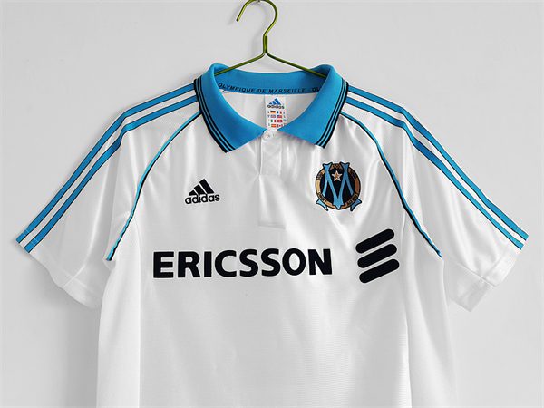 Olympique de Marseille Home Retro Shirt 1998 1999 - Image 3