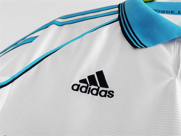 Olympique de Marseille Home Retro Shirt 1998 1999 - Image 6