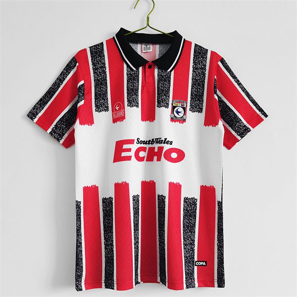 Cardiff City Red Retro Shirt 1990