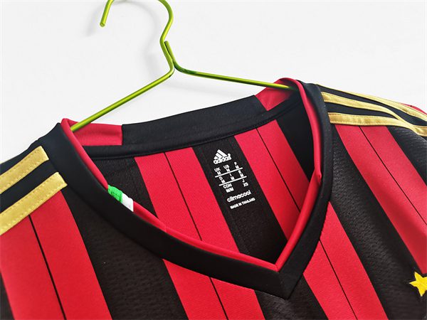 AC Milan Home long sleeve Retro Shirt 2013-2014 - Image 3