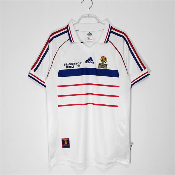 France Away Retro Jersey Finial 1998