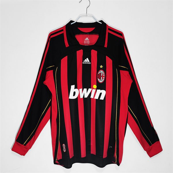 AC Milan Home long sleeve retro jersey 2006-2007