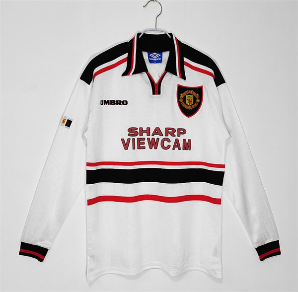Manchester United Away Long Sleeve retro jersey 1998-1999