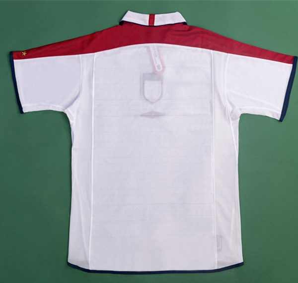 England Home Retro Shirt 2004 - Image 4