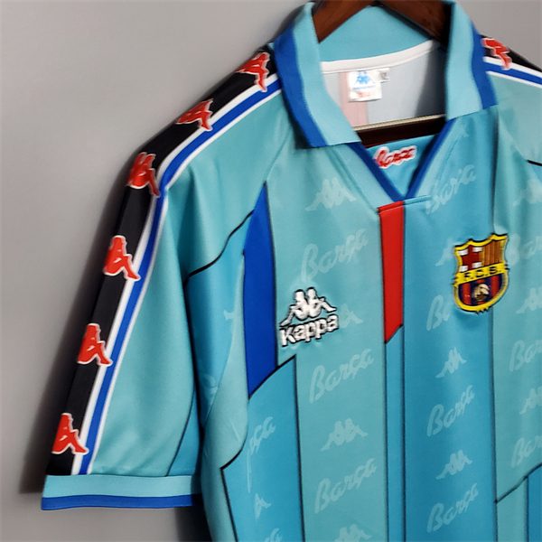 Barcelona Away Retro Jersey 1996 1997 - Image 7