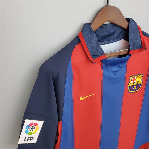 Barcelona Home Retro Shirt 2003 2004 - Image 8