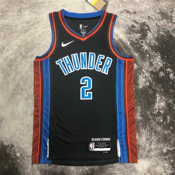 Oklahoma City Thunder City Jersey #2 Gilgeous-Alexander 2022 2023 ...