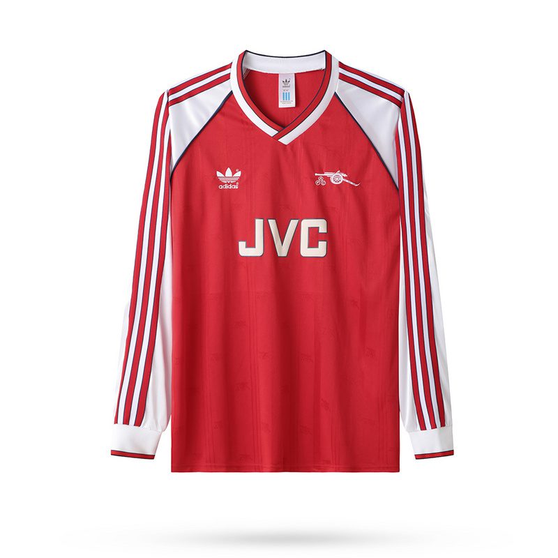 Arsenal 1988 1991 Home Long Sleeve Retro Jersey