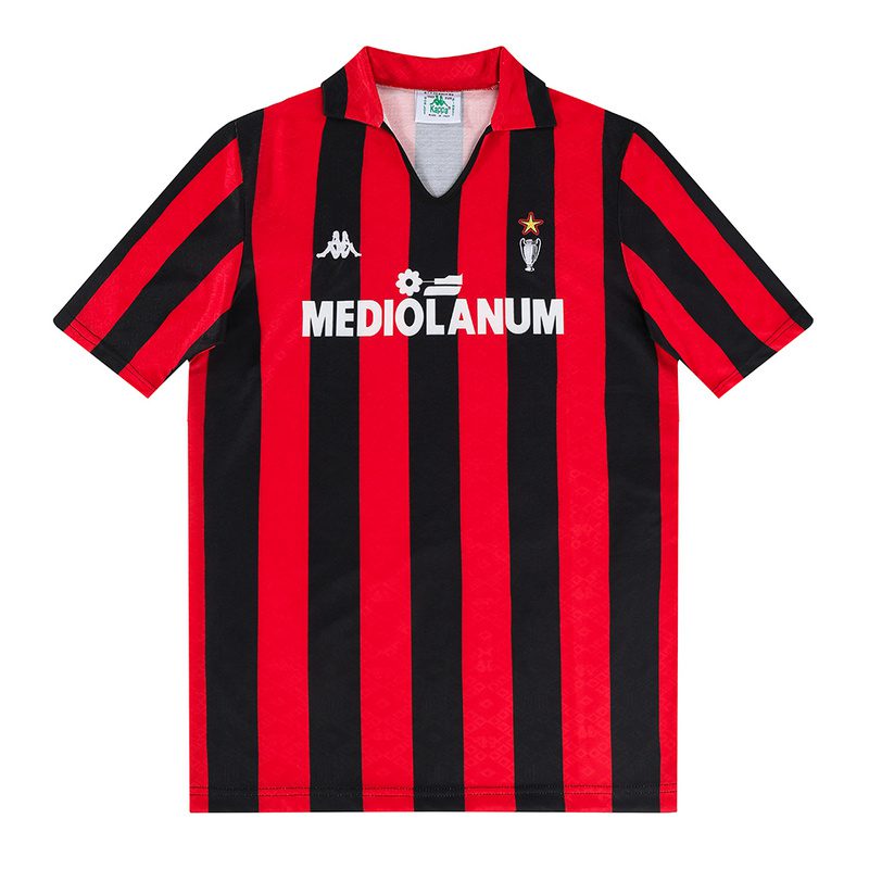 AC Milan 1989 1990 Home Retro Jersey
