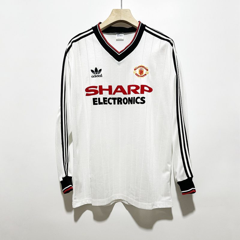 Manchester United Away Long Sleeve retro jersey 1982 1983