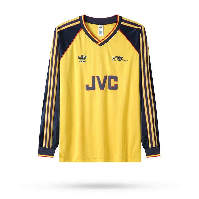 Arsenal 1988 1991 Away Long Sleeve Retro Jersey