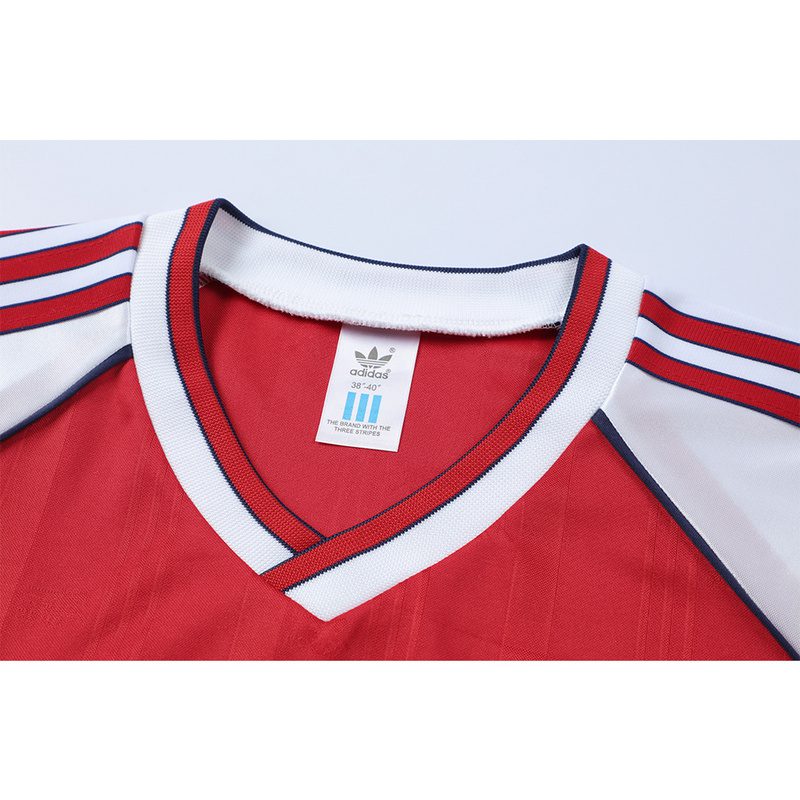 Arsenal 1988 1991 Home Long Sleeve Retro Jersey - Image 9
