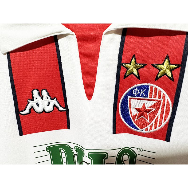 Red Star Belgrade 1999 2001 Home Jersey - Image 3