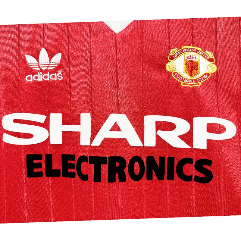 Manchester United Home Long Sleeve retro jersey 1982 1983 - Image 3