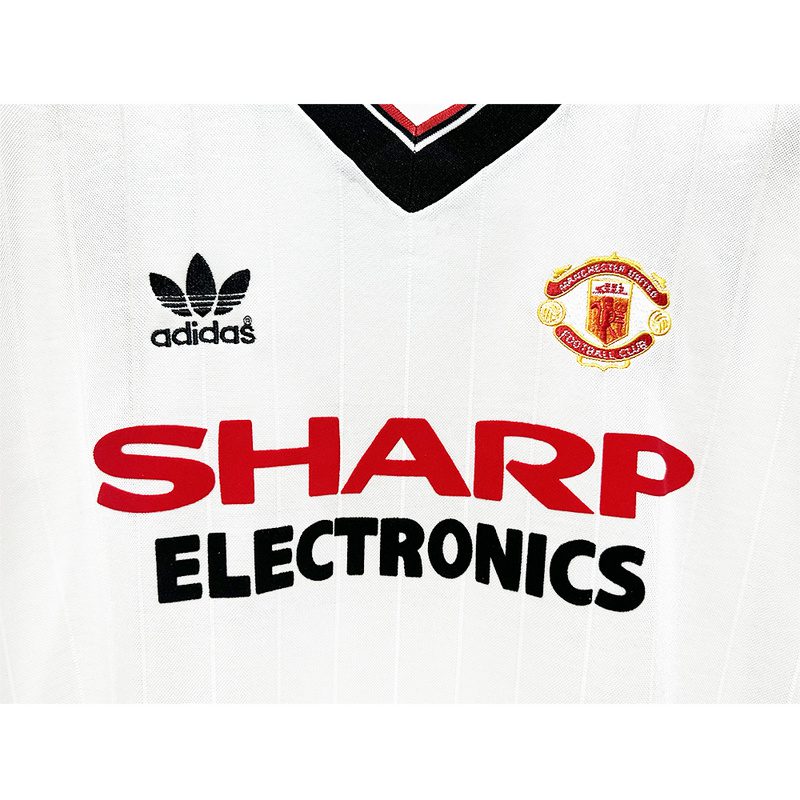Manchester United Away Long Sleeve retro jersey 1982 1983 - Image 3
