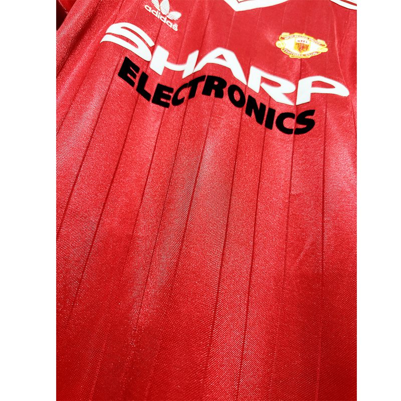 Manchester United Home Long Sleeve retro jersey 1982 1983 - Image 8